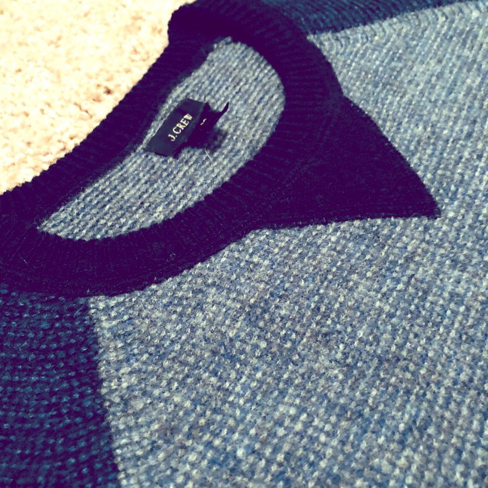 J. crew lambswool crewneck sweater